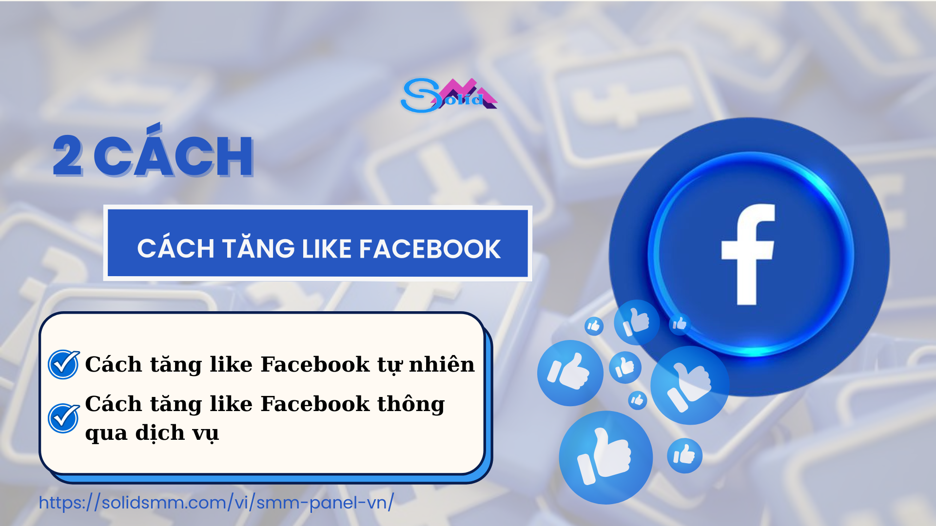 Có 2 cách tăng like Facebook