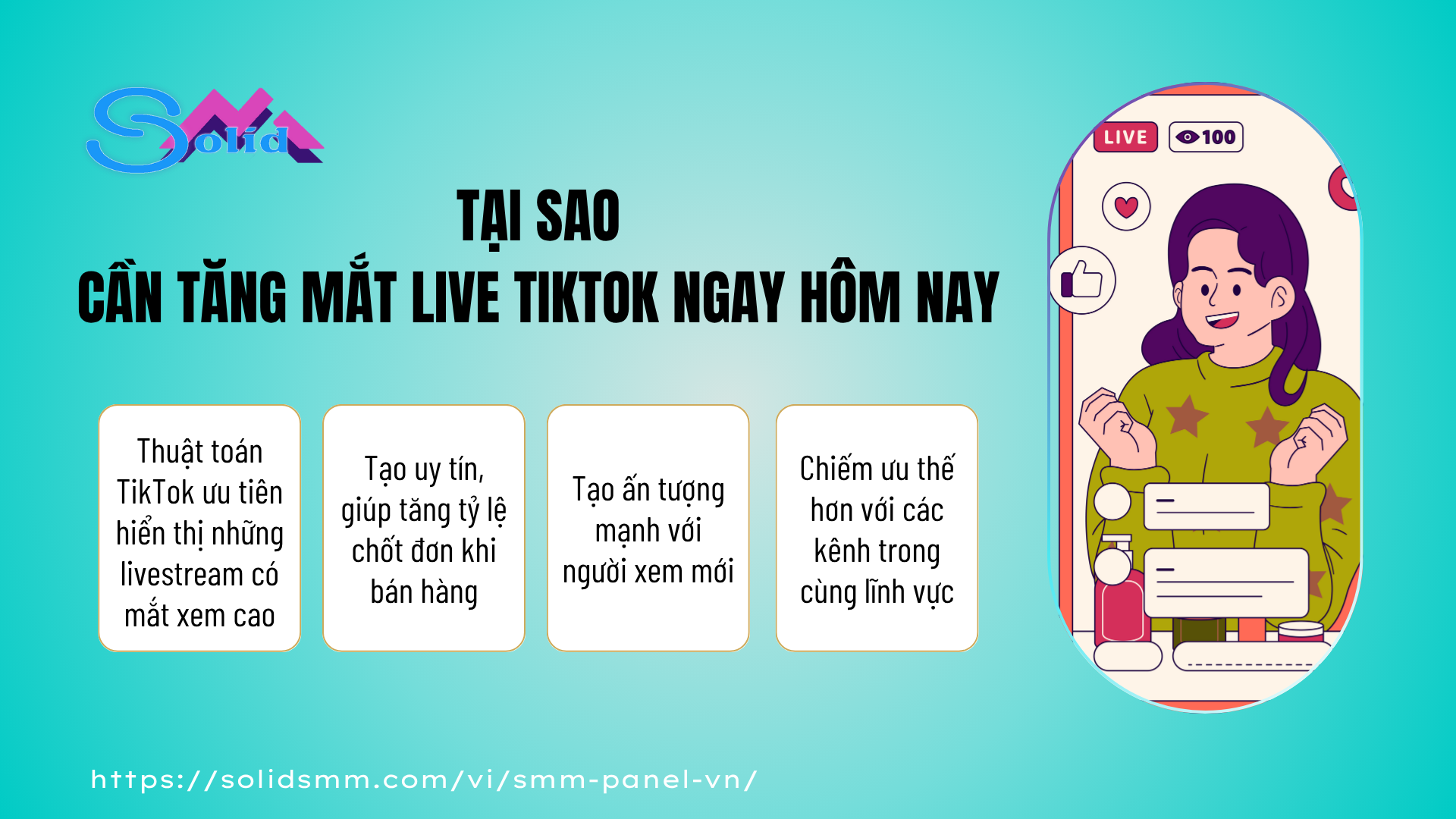 Tăng mắt live TikTok mang đến nhiều lợi ích