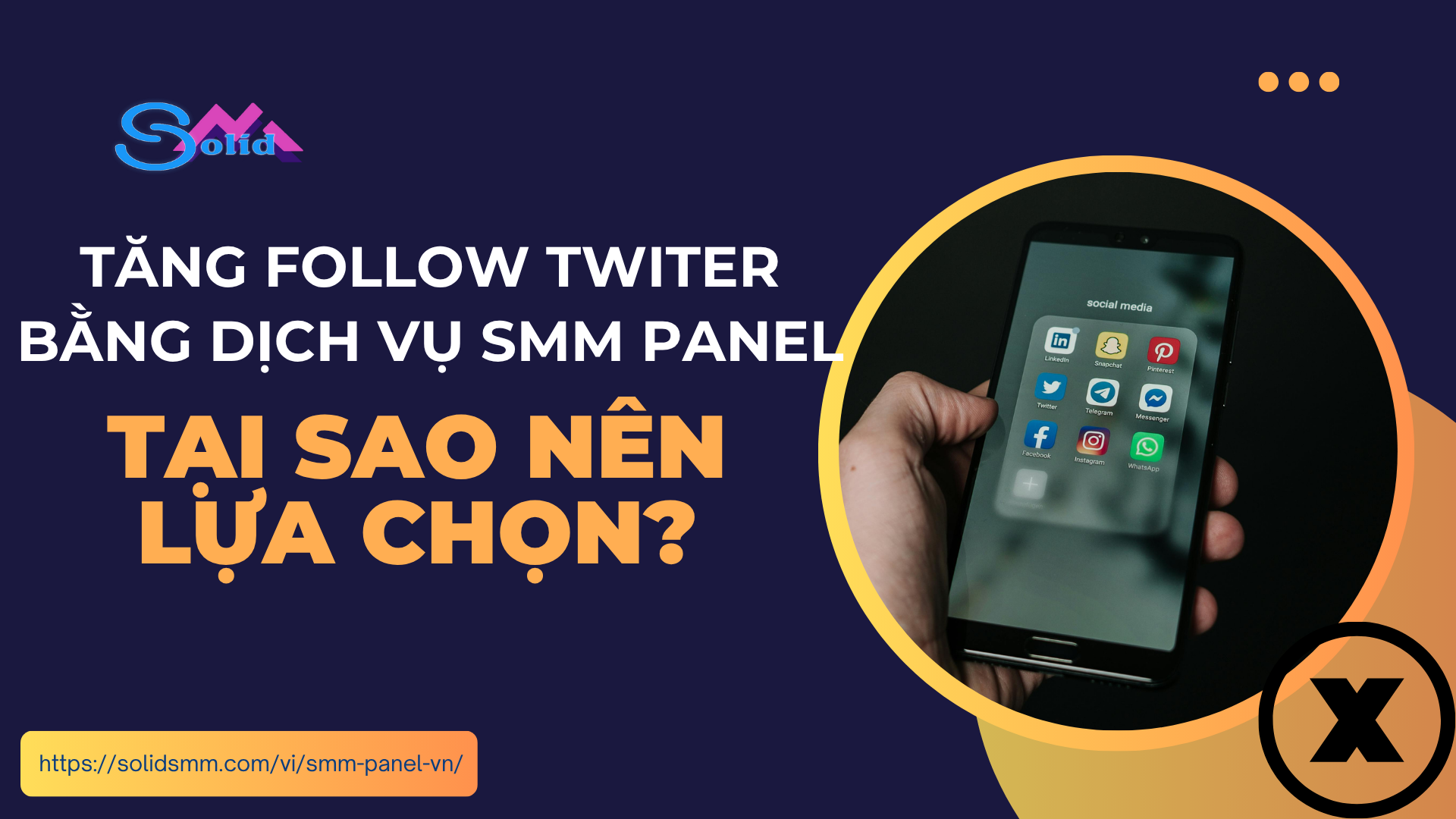 Tăng follow bằng dịch vụ SMM Panel của SolidSMM