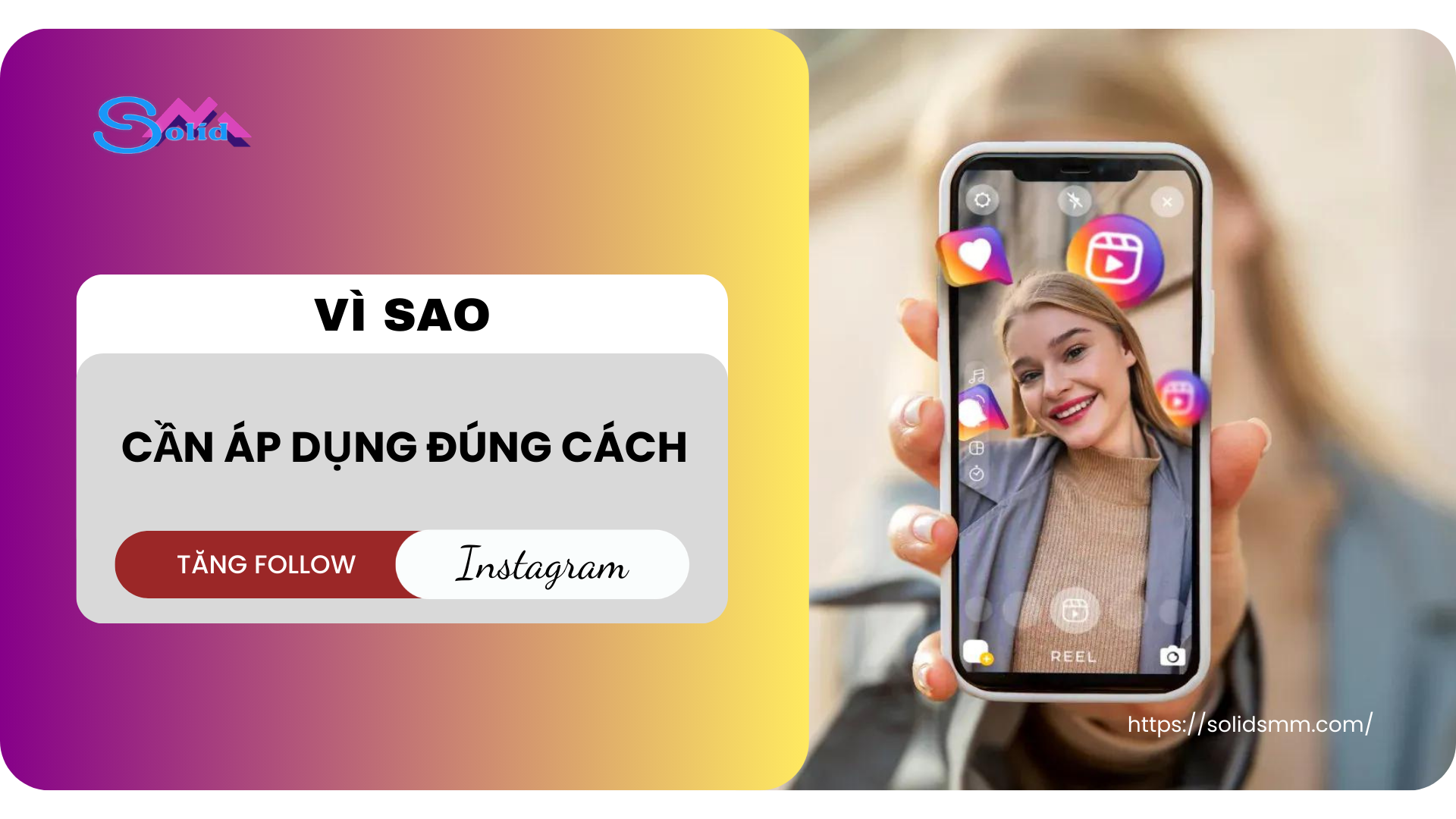 Vì sao cần áp dụng đúng cách tăng follow Instagram