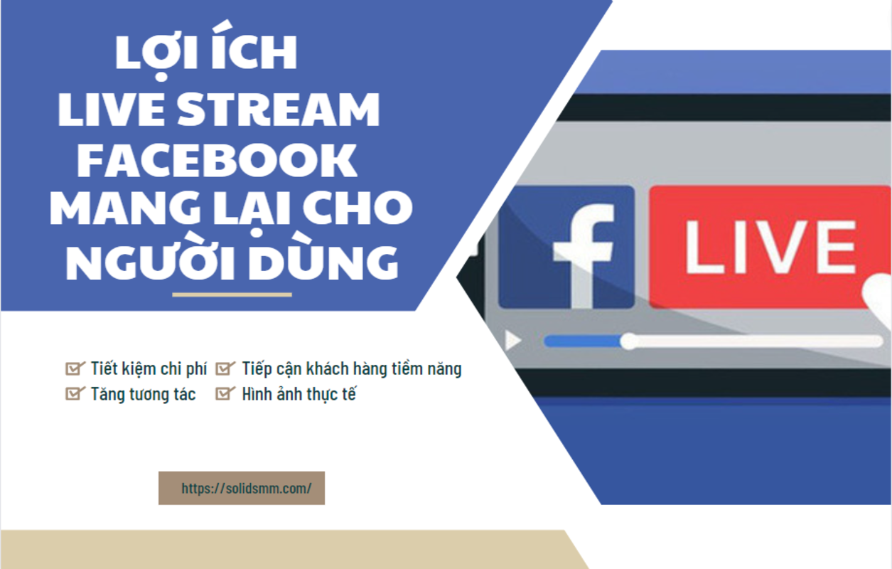 lợi ích khi lựa chọn dịch vụ live stream facebook